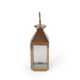 16" Modern Stainless Steel Lantern - NH572013