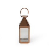 16" Modern Stainless Steel Lantern - NH572013