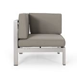 Outdoor Modern 5 Seater V-Shaped Sectional Sofa Set - NH207113