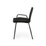 Outdoor Modern Iron Club Chair with Cushion (Set of 2) - NH237013