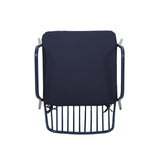 Outdoor Modern Iron Club Chair with Cushion (Set of 2) - NH237013