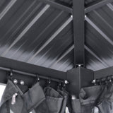 10' x 10' Outdoor Modern Aluminum Hardtop Gazebo - NH573113