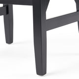 Contemporary Farmhouse Upholstered Fabric Barstools (Set of 2) - NH835903