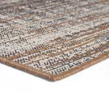 Outdoor Contemporary Area Rug, Gray and Beige - NH945803