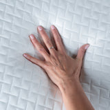 10" Medium Firm Cool to Touch Mattress, White and Gray - NH567903