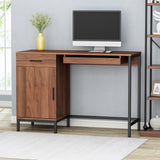 Contemporary Faux Wood Computer Desk - NH598013