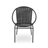 Outdoor Modern 2 Seater Faux Rattan Chat Set - NH680113