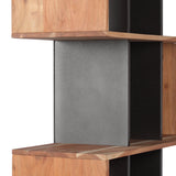 Handcrafted Modern Acacia Wood Etagere Bookshelf - NH920113