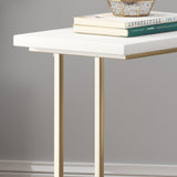 Modern Glam Faux Wood End Table - NH202013