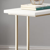 Modern Glam Faux Wood End Table - NH202013