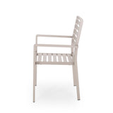 Outdoor Modern Aluminum Dining Chair (Set of 2) - NH958013