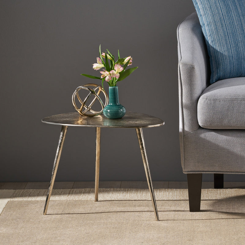 Industrial Modern Aluminum End Table - NH091113