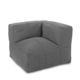 Outdoor Contemporary Fabric 5 Seater Bean Bag Sectional with Ottoman - NH032113