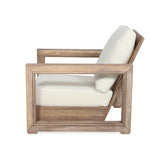 Outdoor Acacia Wood Club Chairs (Set of 2) - NH829213