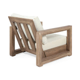 Outdoor Acacia Wood Club Chairs (Set of 4) - NH929213