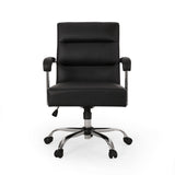 Modern Channel Stitched Swivel Office Lift Chair - NH029213