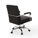 Modern Channel Stitched Swivel Office Lift Chair - NH029213