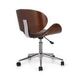 Mid-Century Modern Upholstered Swivel Office Chair - NH751413
