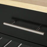 Contemporary Kitchen Cart with Wheels - NH393413