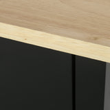 Contemporary Kitchen Cart with Wheels - NH393413