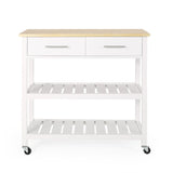 Contemporary Kitchen Cart with Wheels - NH393413