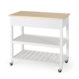 Contemporary Kitchen Cart with Wheels - NH393413
