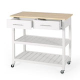 Contemporary Kitchen Cart with Wheels - NH393413