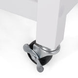 Contemporary Glass Paneled Kitchen Cart - NH693413