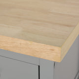 Contemporary Storage Kitchen Cart with Wheels - NH993413