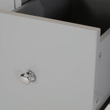 Contemporary Storage Kitchen Cart with Wheels - NH993413