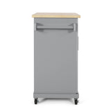 Contemporary Kitchen Cart with Wheels - NH204413