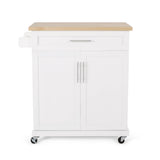Contemporary Kitchen Cart with Wheels - NH204413