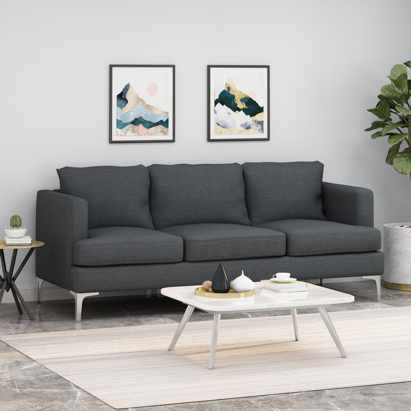 Modern Fabric 3 Seater Sofa - NH004113