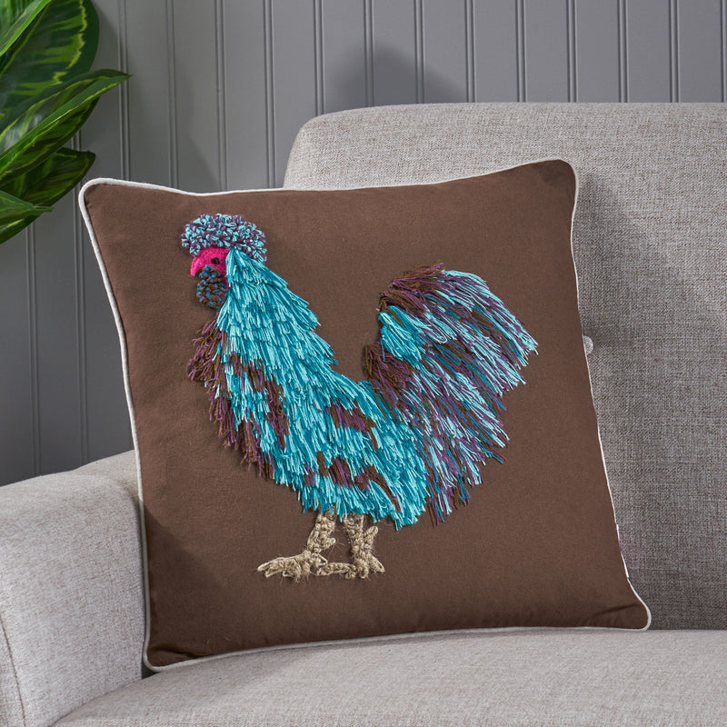 Rooster Throw Pillow - NH244213