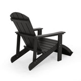 Outdoor Wood Adirondack Chair With Footrest - NH528213