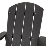 Outdoor Wood Adirondack Chair With Footrest - NH528213