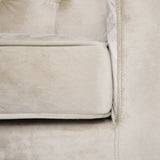 Modern Glam Tufted Velvet Club Chair - NH811313