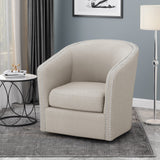 Contemporary Fabric Swivel Chair - NH742213