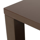 Contemporary Wooden Side Table with Drawer - NH426413