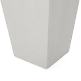 Outdoor Modern Cast Stone Planters (Set of 2) - NH147413