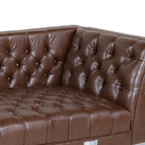Contemporary Tufted Chaise Sectional - NH825413