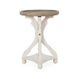 French Country Accent Table with Round Top - NH981313