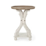 French Country Accent Table with Round Top - NH981313