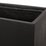 Outdoor Modern Cast Stone Rectangular Planter - NH013313