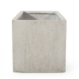 Outdoor Modern Cast Stone Rectangular Planter - NH013313