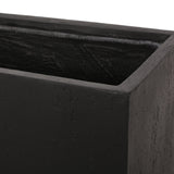 Outdoor Modern Cast Stone Rectangular Planters (Set of 2) - NH713313