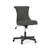 Contemporary Upholstered Roll Back Swivel Office Chair - NH053513