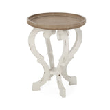 French Country Accent Table with Round Top - NH291313