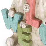 Outdoor Rabbit Family Garden Statue, Multi-Colored - NH299413
