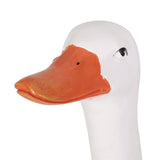 Outdoor Decorative Goose Planter, White and Blue - NH779413